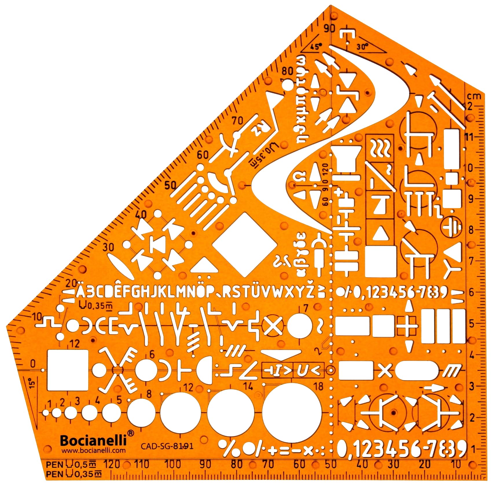 Bocianelli Electrical Electronic Control Installation Schematic Wiring Symbols Drawing Template Stencil Engineering Drafting Supplies Layout Plan Circuit Diagram