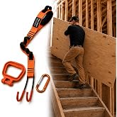MULTUS Max Mover II Panel Carrier - Drywall &amp; Plywood Carrier Tool | Large J-hook, carabiner &amp; ergonomic handle; lifts drywall, plywood, sheetrock, doors; less strain