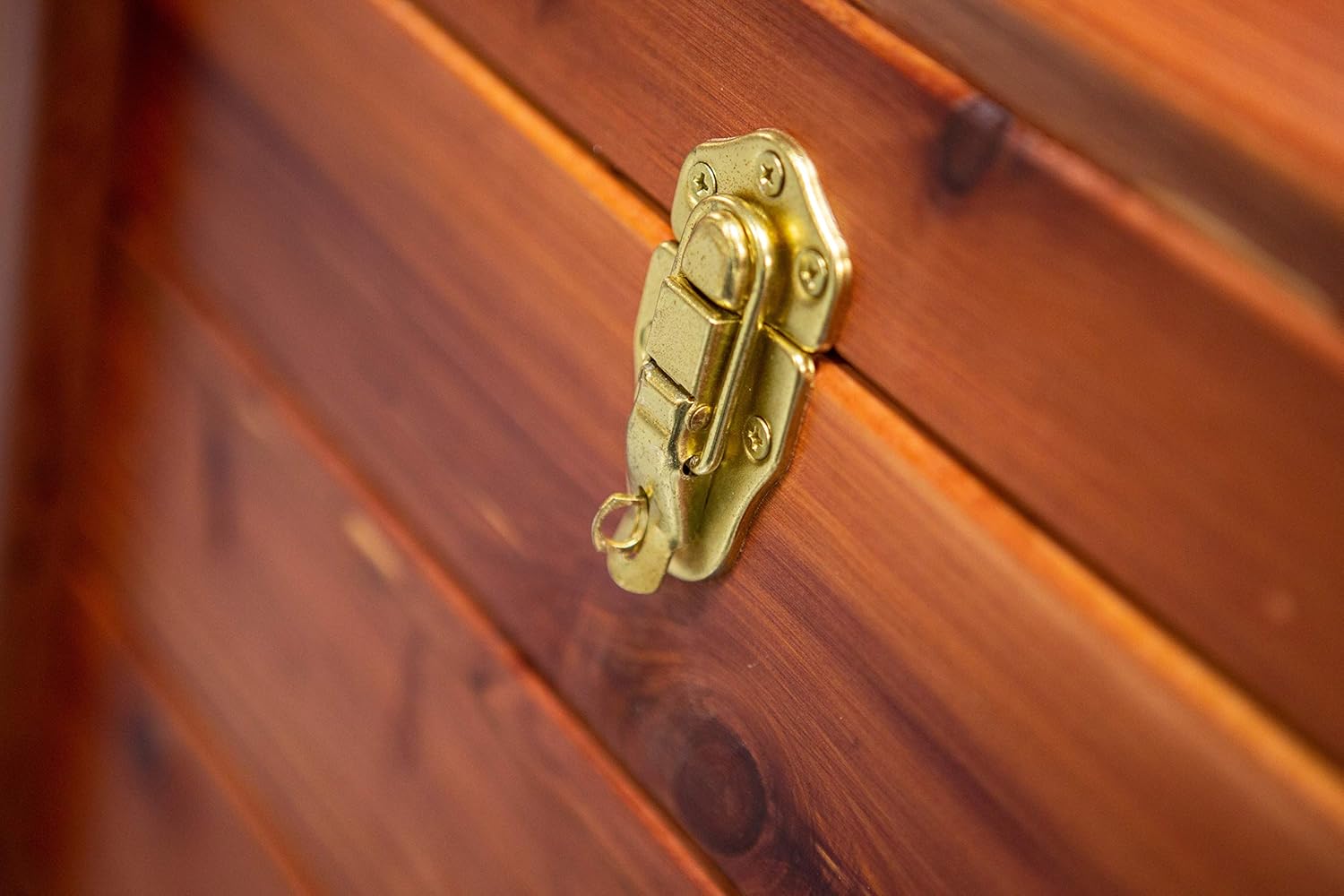 Amish Handmade Real Wood Cedar Hope Blanket Chest: Home Improvement