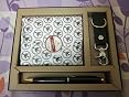 Hornbull Men's Leather Wallet Gift Set - RFID Protected, Olive/Mud Color, With Keyring & Pen - View #6