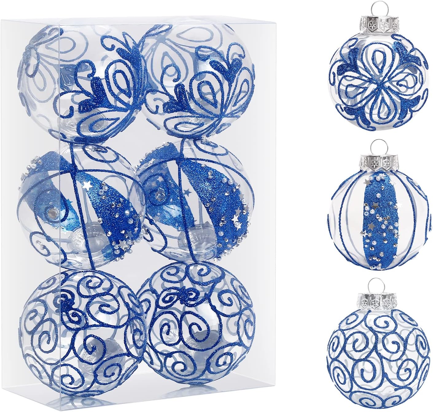 Ornaments - MoonXmas Christmas Ornaments Set, 2.75