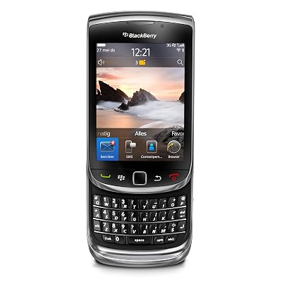 Blackberry Torch 9800 Unlocked Phone with 5 MP Camera, Full QWERTY Keyboard and 4 GB Internal Storage - Unlocked Phone - Black