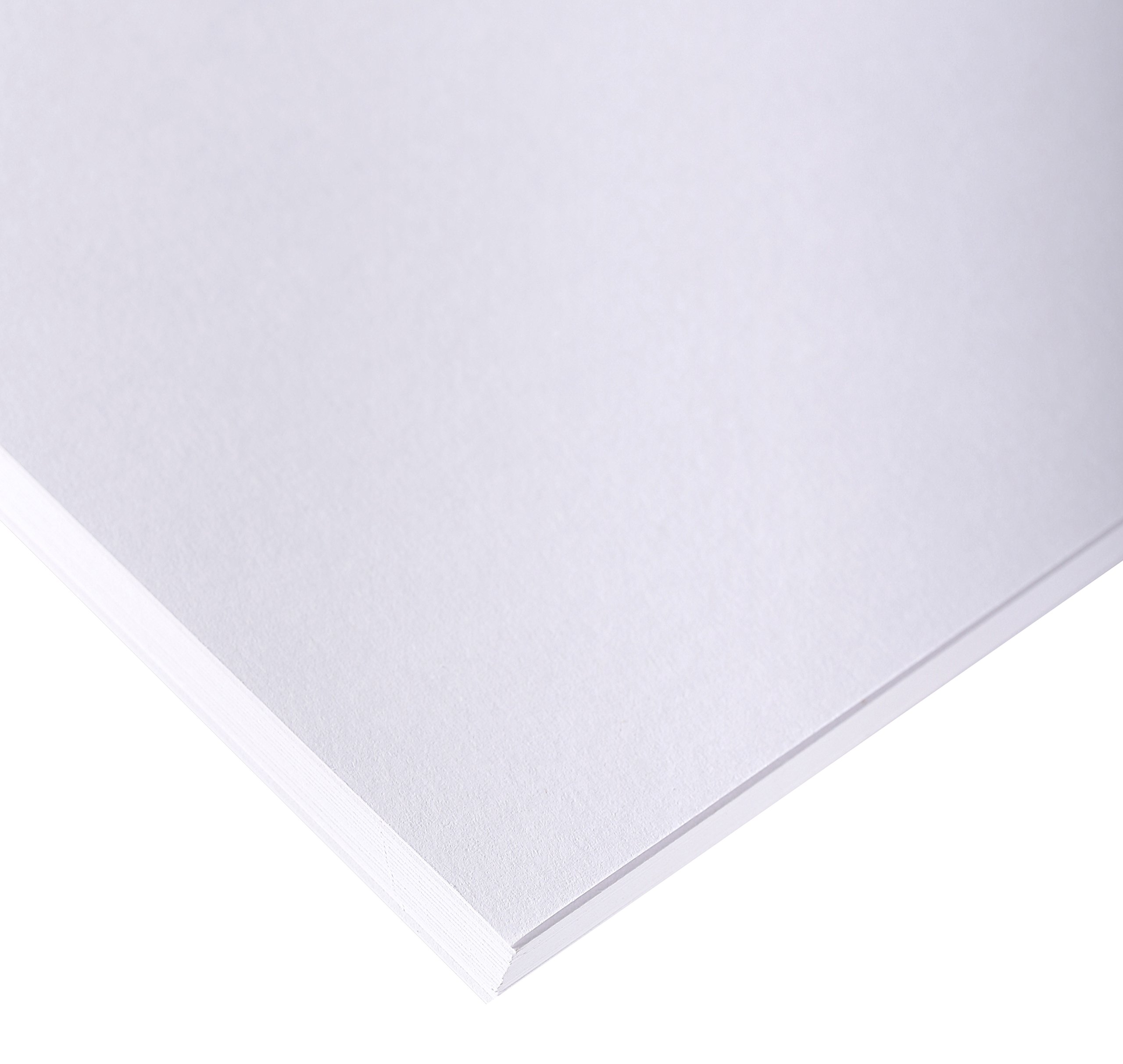 Clairefontaine - Ref 37303C - White Drawing Sketch Paper (Pack of 25 Sheets) - 50 x 65cm - 180gsm Paper, pH Neutral, Acid Free, Suitable for Sketching & Drawing