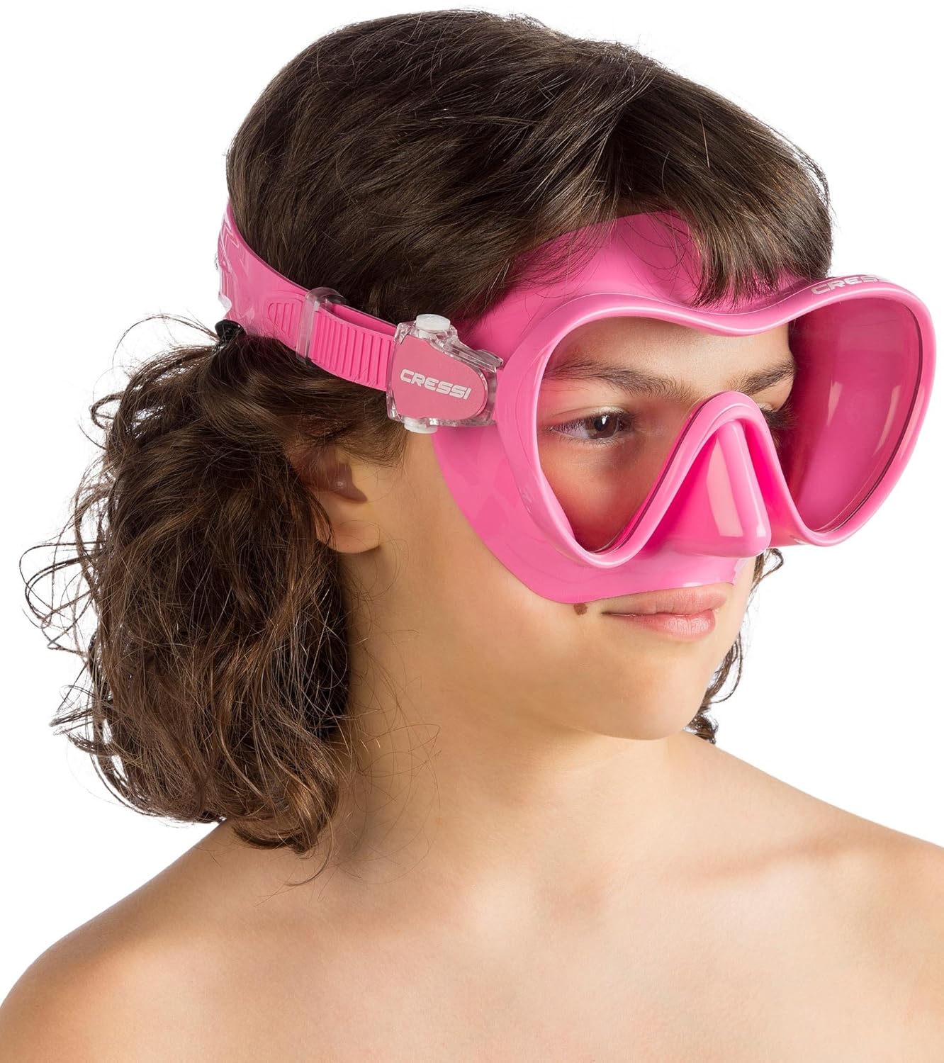 Cressi Kids Scuba Diving Snorkeling Ultra Light Weight Premium | Mini Frameless: Designed in Italy