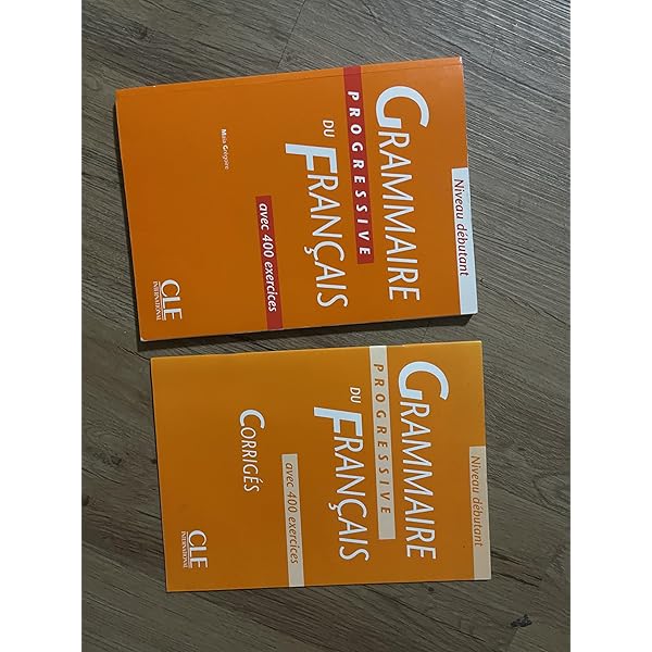 Amazon.com: Grammaire Progressive du Francais: Corriges Niveau