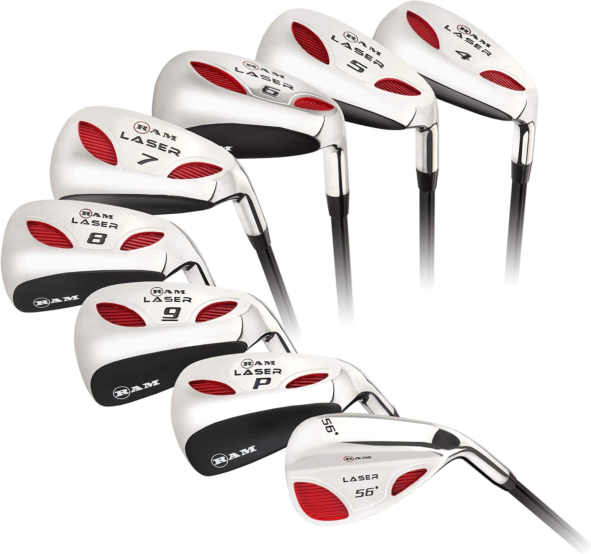 Ram Golf Laser Hybrid Irons Set 4-SW (8 Clubs) - Mens Left Hand