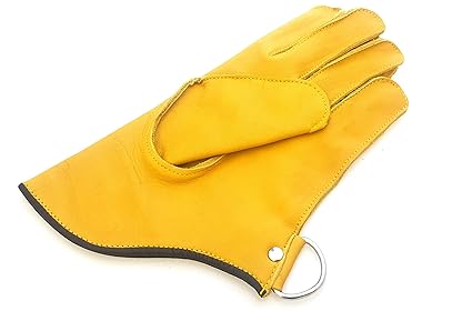 starlingukpk Qualität Single Layer Soft echt Rindsleder Falknerei kurz Handschuhe/Vogel Handhabung Handschuhe/Tier Handschuhe