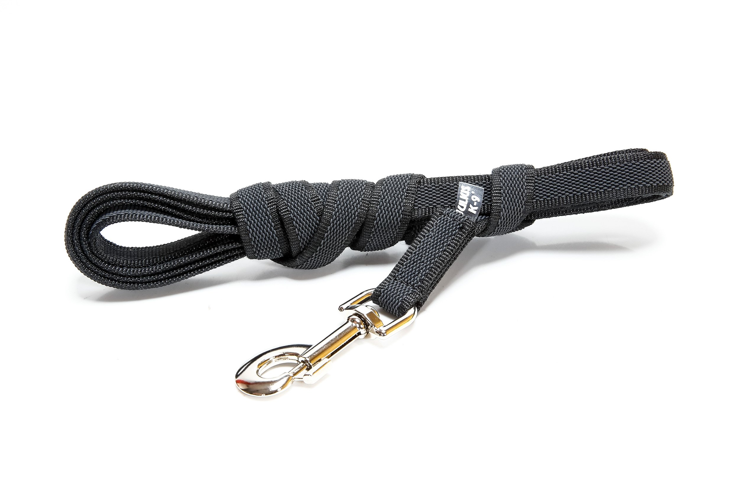 Color & Gray Super-Grip Leash with Handle, 20 mm x 3 m, Black-Gray
