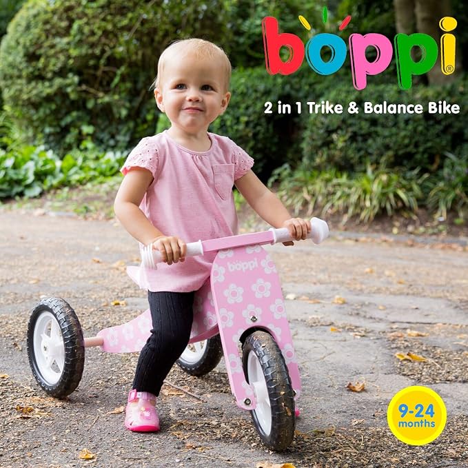boppi® Wooden Trike 9-24 months Blue 