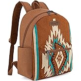 Montana West Wrangler Aztec Knitted Backpack for Women Western Casual Daypack
