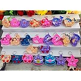 PSDFH 24 Packs Bulk Mini 10 designs Ocean Animal Classroom Students Prizes from Teacher,Sea Creature Birthday Party Favors Baby teething fidgets