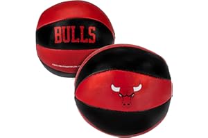 Franklin Sports NBA Chicago Bulls Toy Basketballs - 2 Pack of Kids Soft Mini Basketballs for Over The Door + Indoor Hoops - NBA Fan Shop Kids Soft Toy Balls - (2) Mini Balls Included