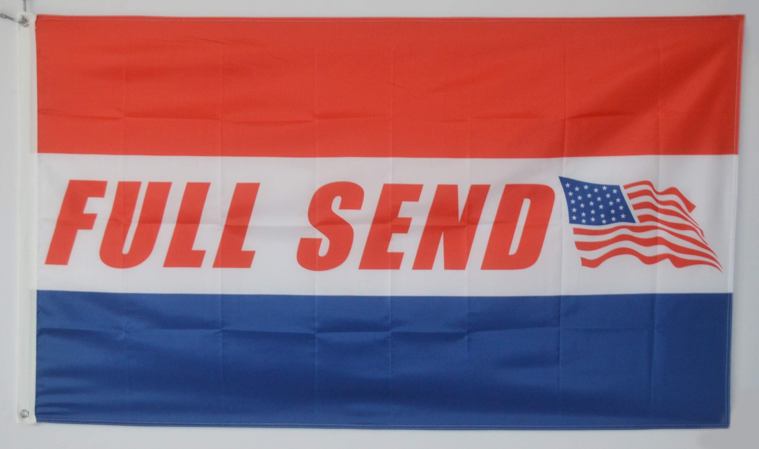 Annfly Full Send Banner Flag 3x5 Feet Nelk Nelkboys US banner