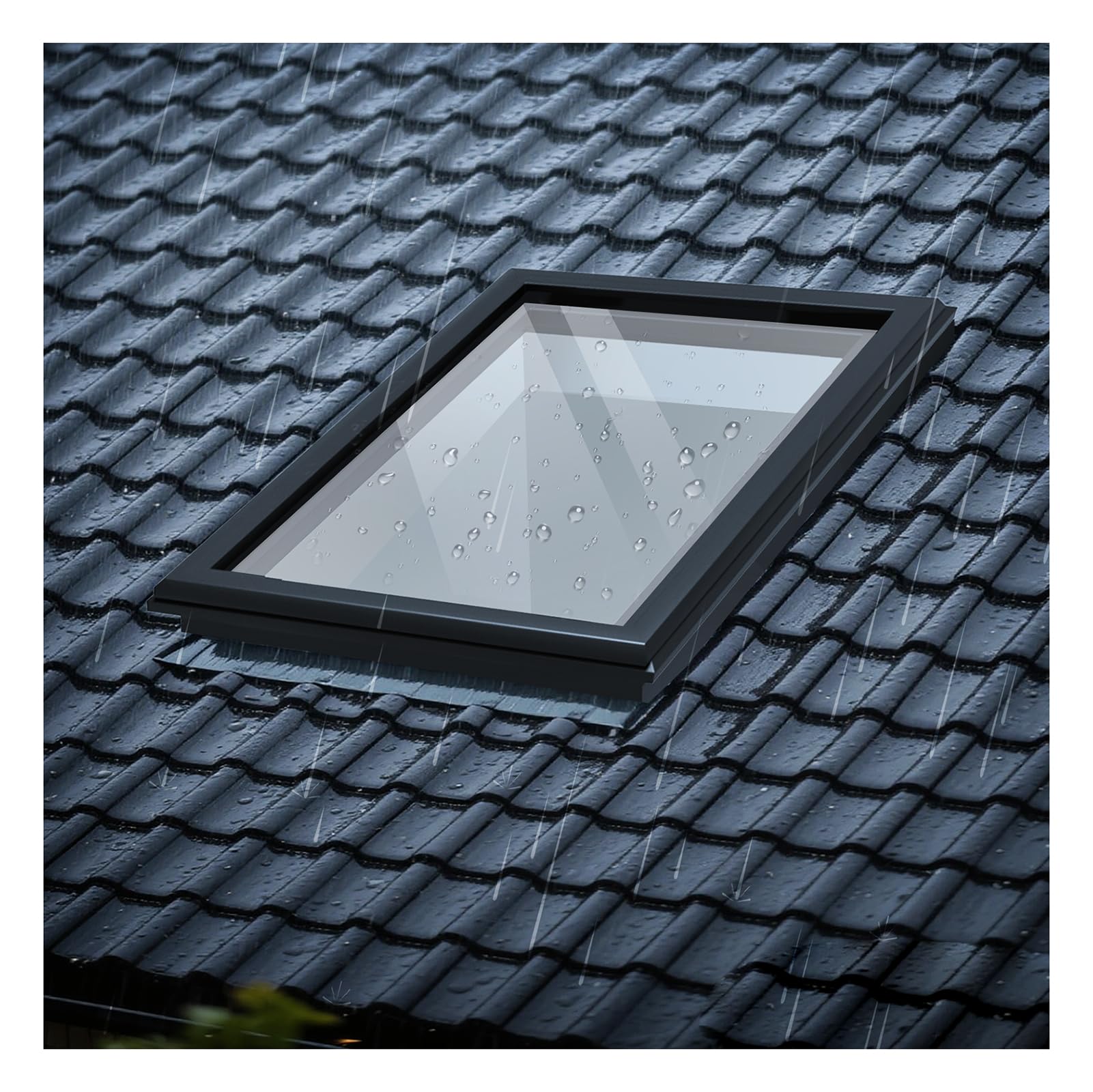 OXBZKMY Skylight Window for House Roof, Tempered