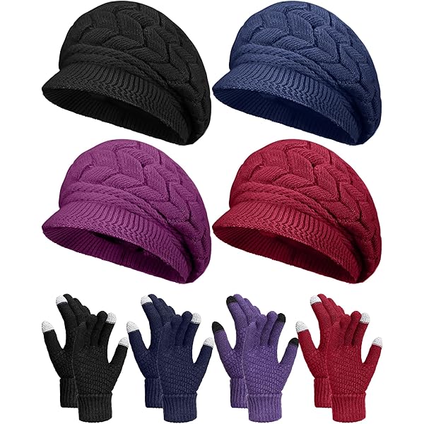 Conjunto De Sombreros Y Bufanda De Felpa De Invierno Para Mujeres Y Hombres, Gorro Cómodo Para Deportes Al Aire Libre, Gorro De Esquí De Nieve, Calentador De Cuello, Bufanda Circular, Rosado