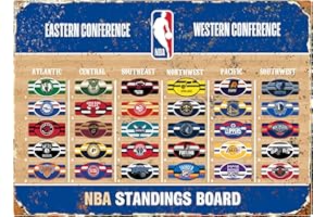 Party Animal NBA Magnetic Standings Board, Includes 30 NBA Team Magnets