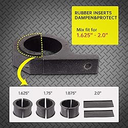 LIZARD GO Tube Clamps - Pack of 4,Horizontal Bar