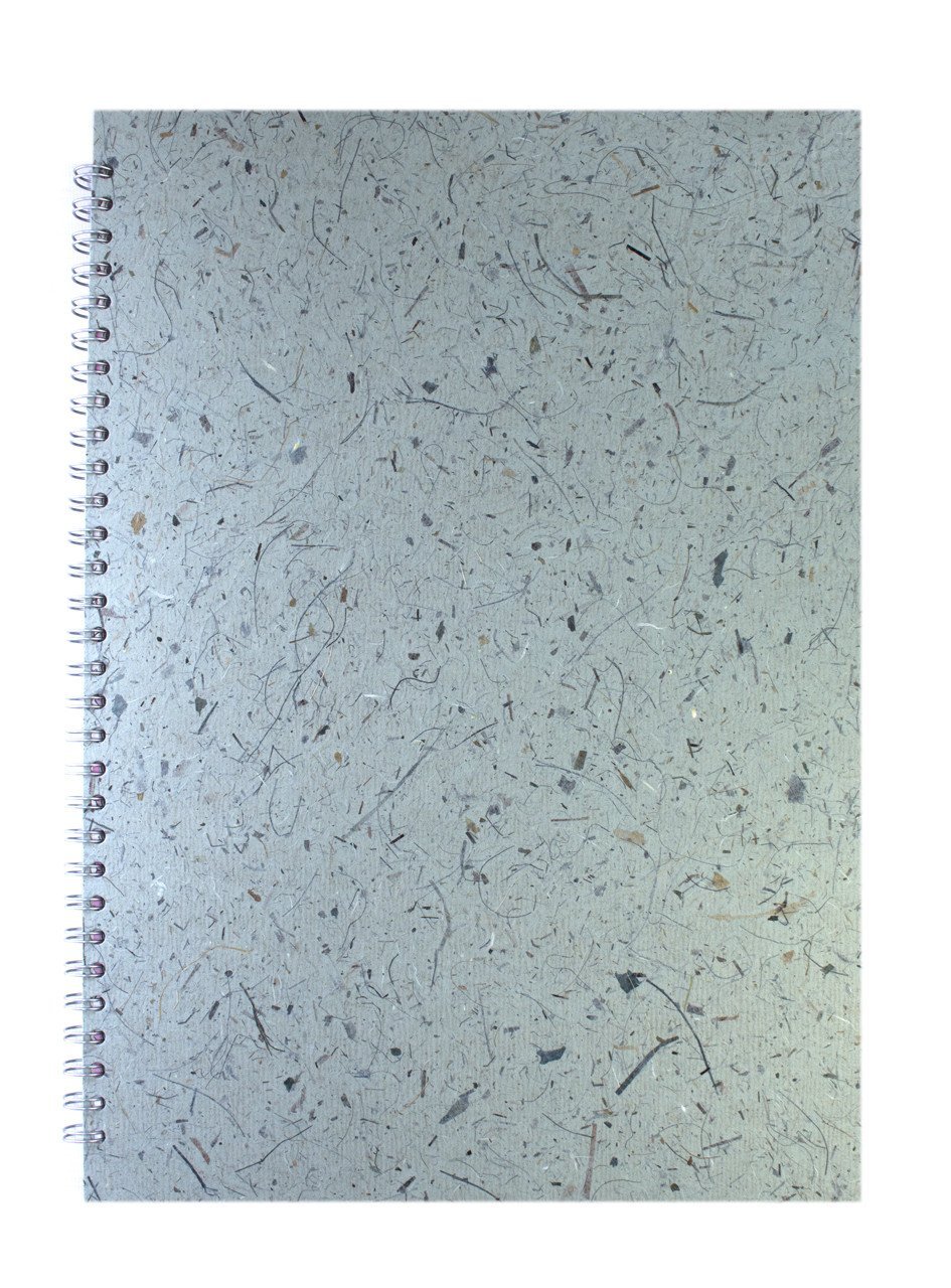 Pink Pig A3 Portrait Sketchbook | White Cartridge, 35 Leaves | Sea Grey