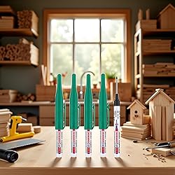 4 Pcs Multi Purpose Deep Hole Marker Pens,Long Nib