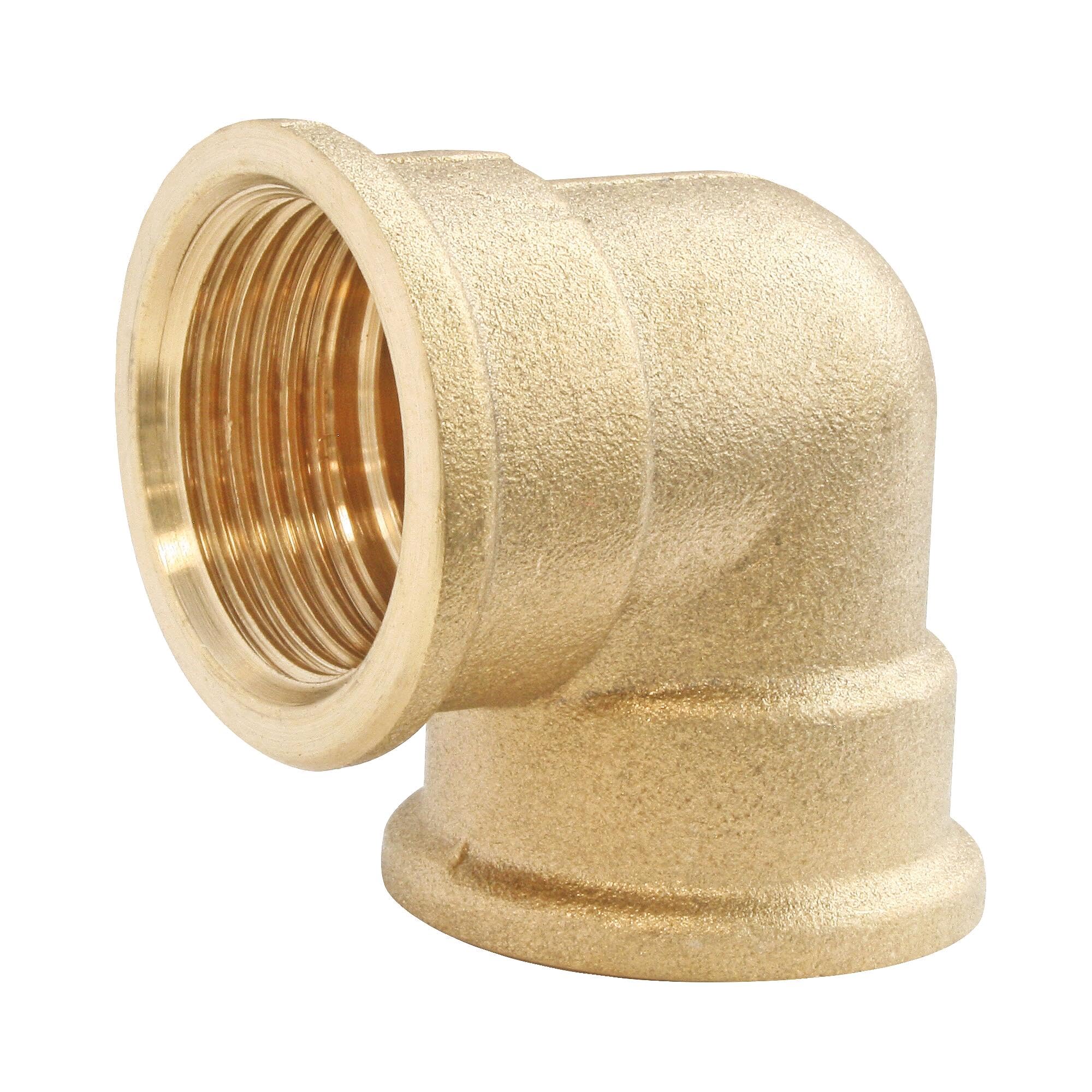 Somatherm // 2674-20 Double Female 90 Degree Brass Elbow 20/27 Pr, Grey