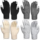 Berlune Alpaca Wool Gloves Thermal Winter Warm Touch Screen Knitted Gloves Working Running Biking Driving for Men and Women