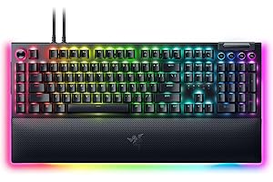 Razer BlackWidow V4 Pro Wired Mechanical Gaming Keyboard: Green Switches Tactile & Clicky - Doubleshot ABS Keycaps - Command 