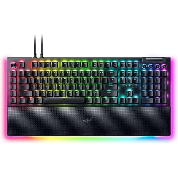 Razer Blackwidow green swich 【超美品】 Amazon.com: Razer BlackWidow V4 Mechanical Gaming Keyboard: Green