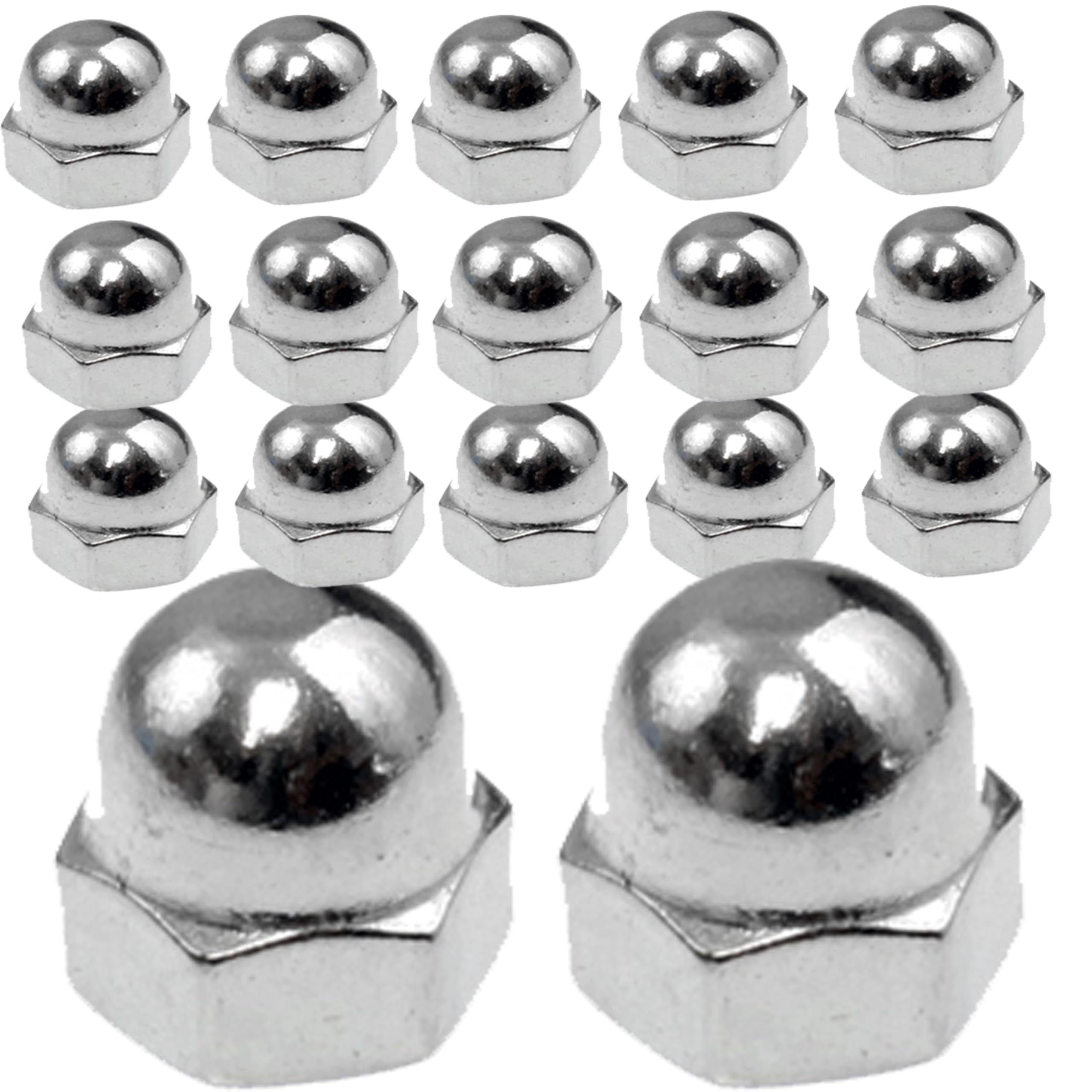 M3 Dome Nuts Marine Grade Acorn Style in A4 Stainless Steel 316 – Corrosion Resistant Fasteners (Pack of 20)