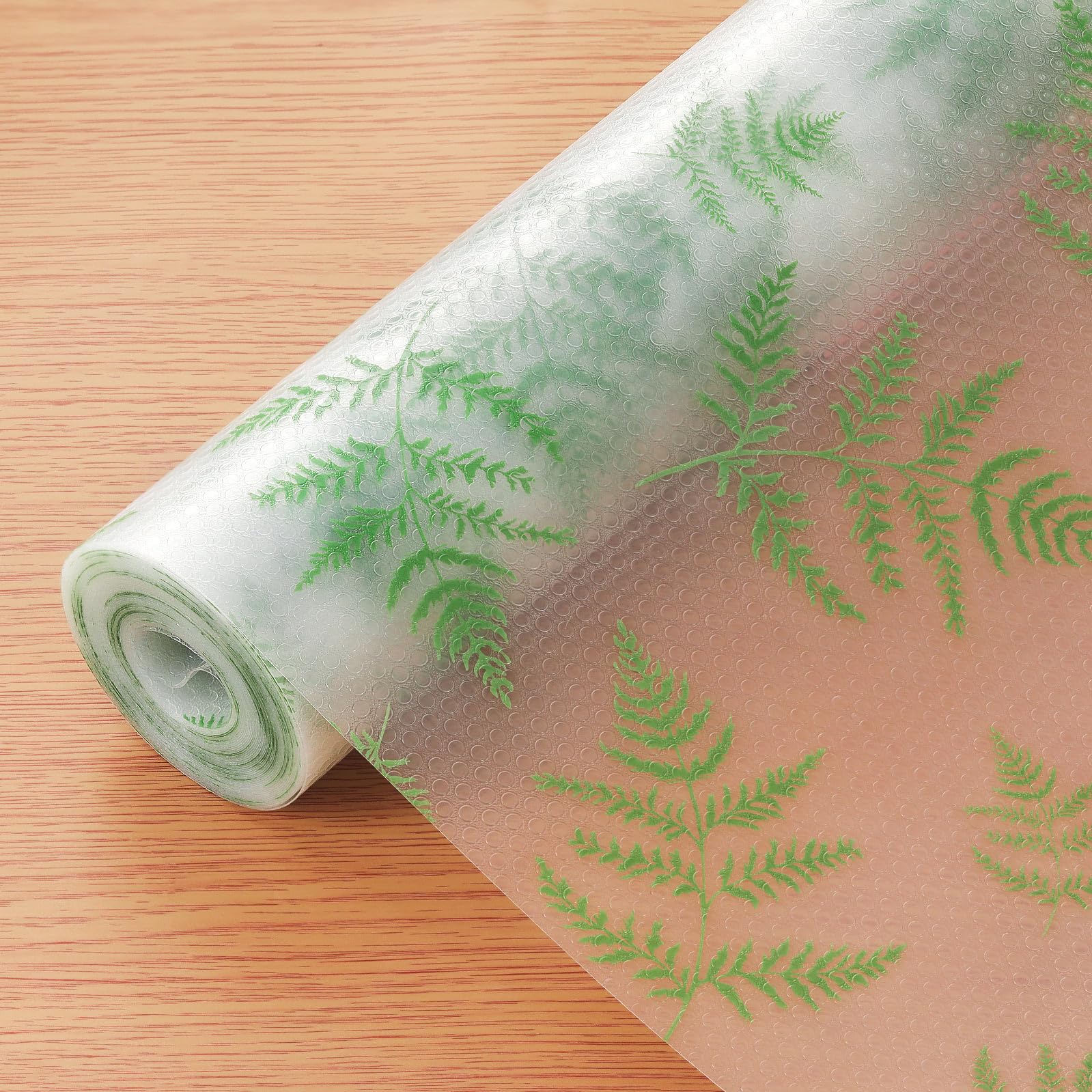 Cooyes Shelf Paper for Kitchen Cabinets Non Adhesive, Waterproof & Oil-Proof Kitchen Drawer Liner for Refrigerator Drawer Fridge Cupboard (23.6 Inch W x 354 Inch L) Image