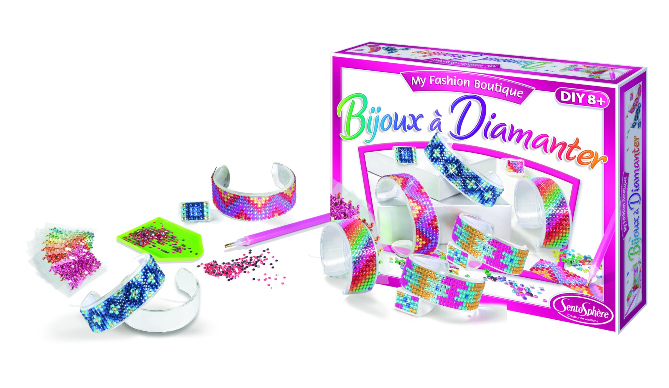 Sentosphere Diamond jewellery, One Size Fits All, Plastic, Blue Zircon