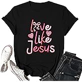 Christian T Shirts Women I Can't But I Know A Guy Shirt Casual Jesus Religious Graphic Tee Tops