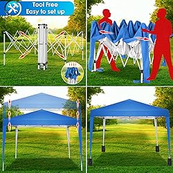 COBIZI Canopy 10x10 Pop Up Canopy Tent Party Tents