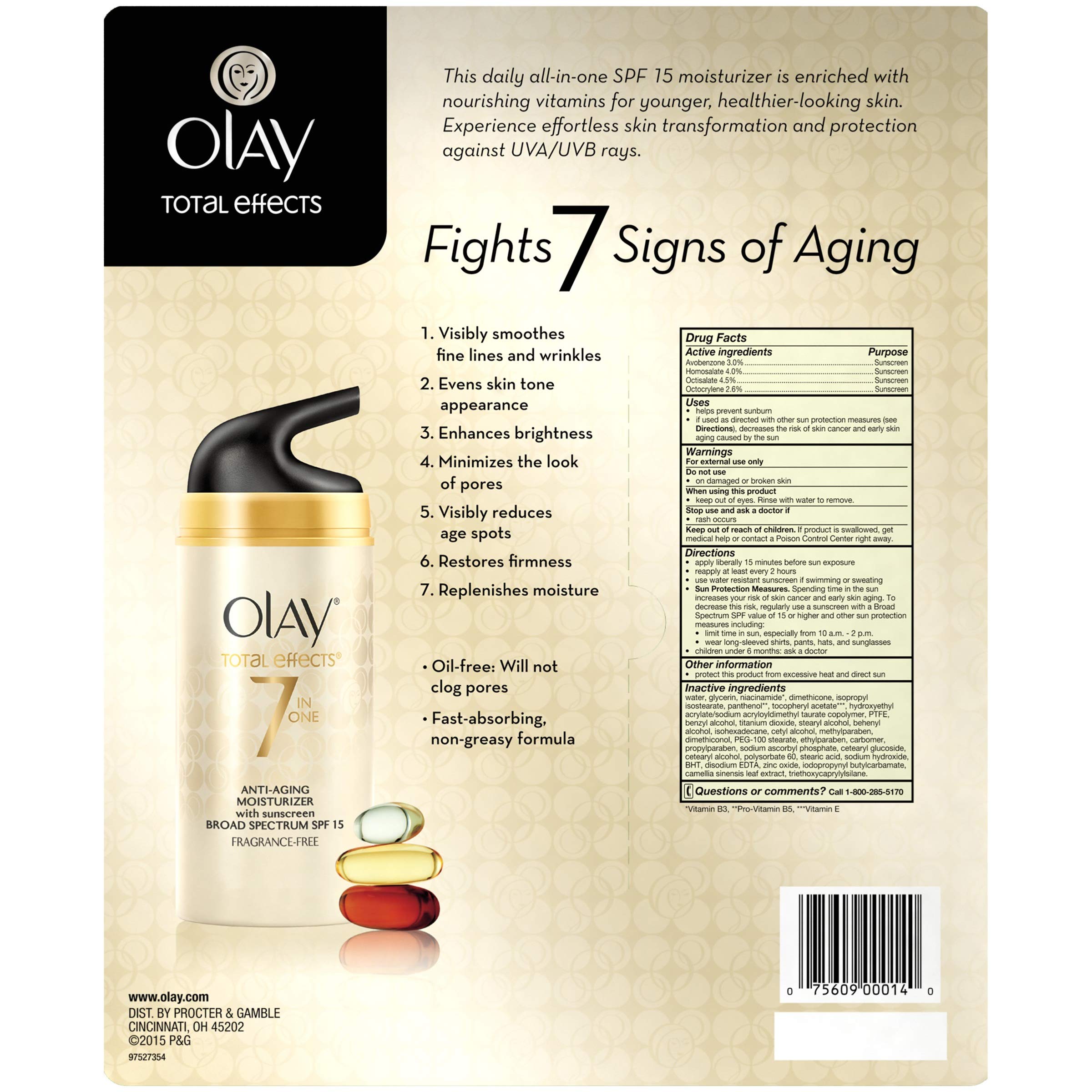 olay total effect anti aging moisturizer
