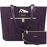 LOVEVOOK Laptop Bag for Women, Stylish Diamond