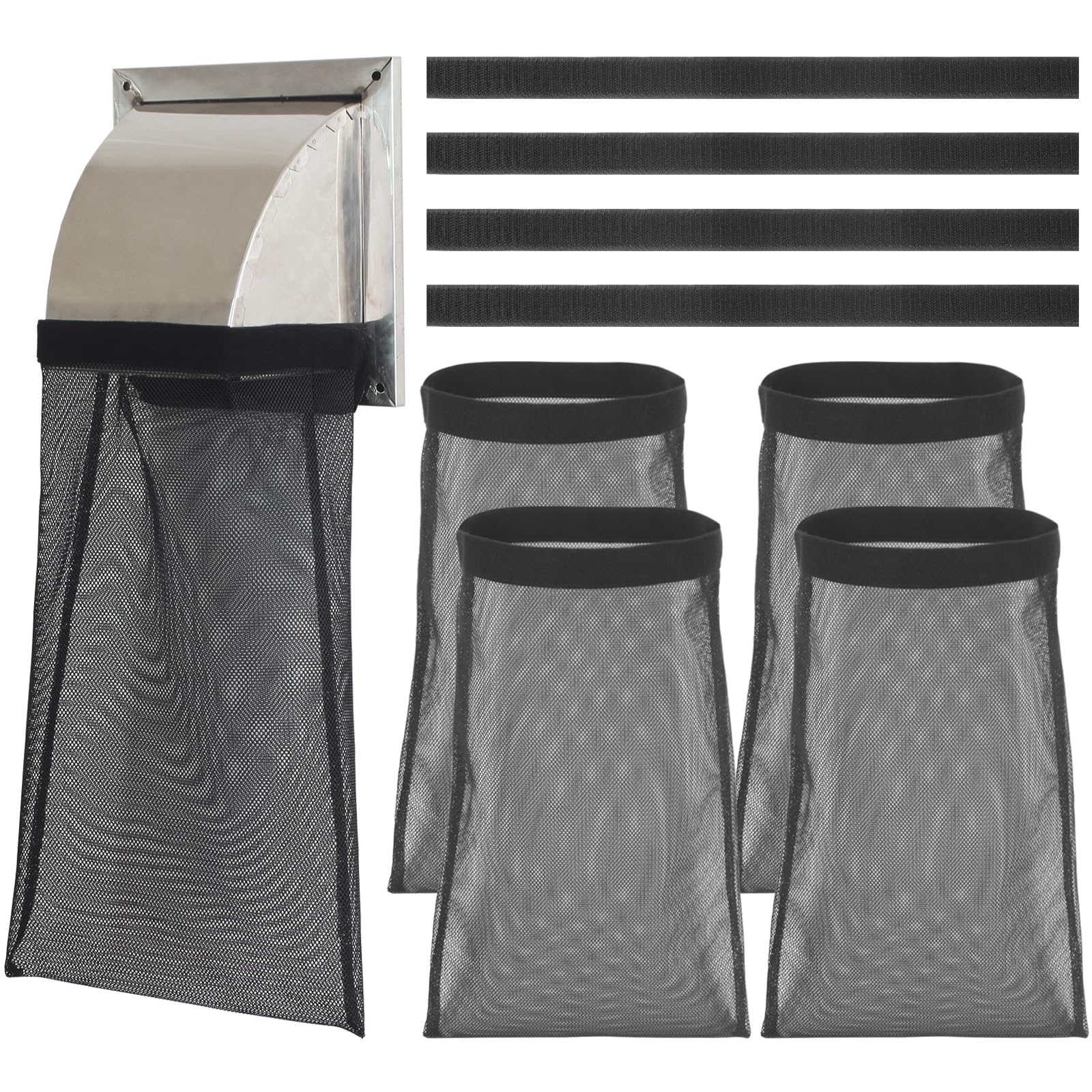 Photo 1 of SANJHFF 4 Pcs Dryer Lint Catcher, Dryer Vent Lint Trap, Dust Bag Lint Bag Outdoor Dryer Vent, Lint Catcher for Dryer Vent Outside
