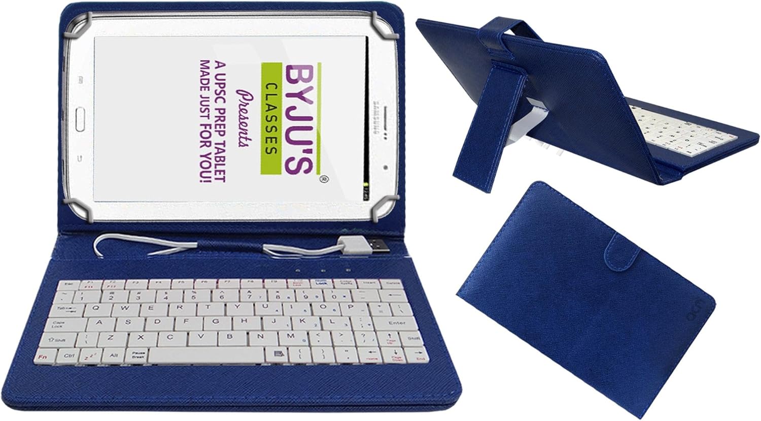 ACM USB Keyboard Case For Byju Learning Tab 10 Inch Tablet Cover Stand