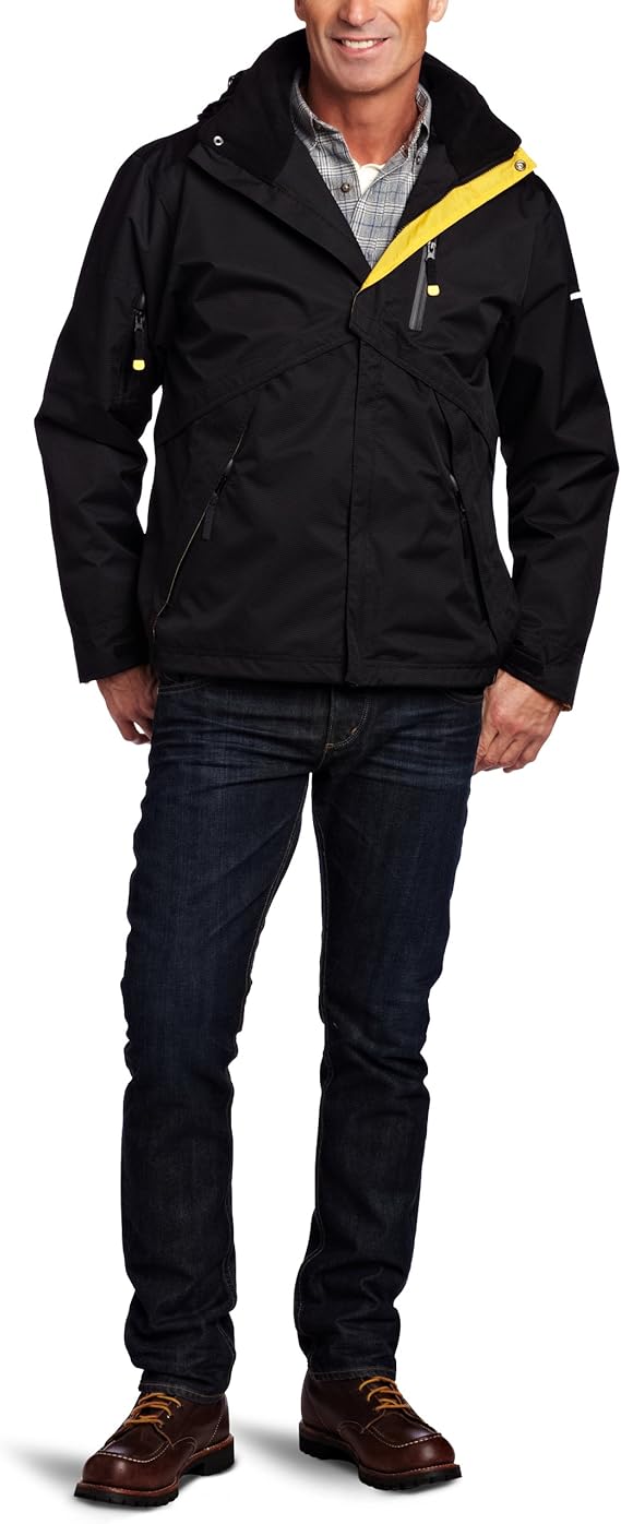 Caterpillar Deluxe Performance Jacket, Black/Yellow, XLarge Amazon.co