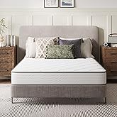 Novilla Twin XL Mattress 8 Inch, Twin XL Hybrid Mattress - Medium Firm with Pocket Springs & Comfort Foam, Cooling Pressure Relief, CertiPUR-US Certified Mattress in a Box