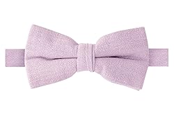 Spring Notion Men's Linen Blend Bow Tie Dusty