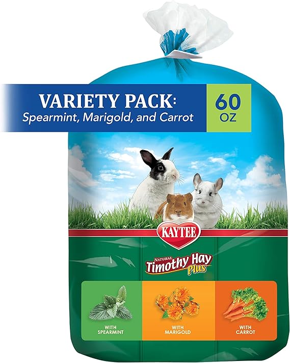 kaytee timothy hay plus variety pack