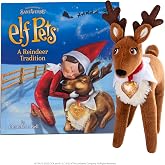The Elf on the Shelf Elf Pets Reindeer Book &amp; Plush | Includes reindeer plush, storybook, golden heart charm and adoption certificate.