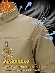 TACVASEN Men's Tactical Jackets Comfortable