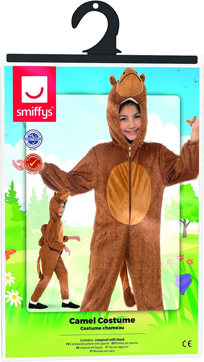 Smiffys Costume Cammello Tutto In Uno Con Cappuccio Marrone Giochi E Giocattoli Bambini