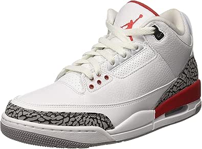 Jordan 3 rojos con blanco Clearance