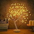 108L LED Birch Tree Lamp with 8 Modes & 6 Hrs Timer - USB & Battery Operated Artificial Tree Light for Home Decoration (Warm Glow)