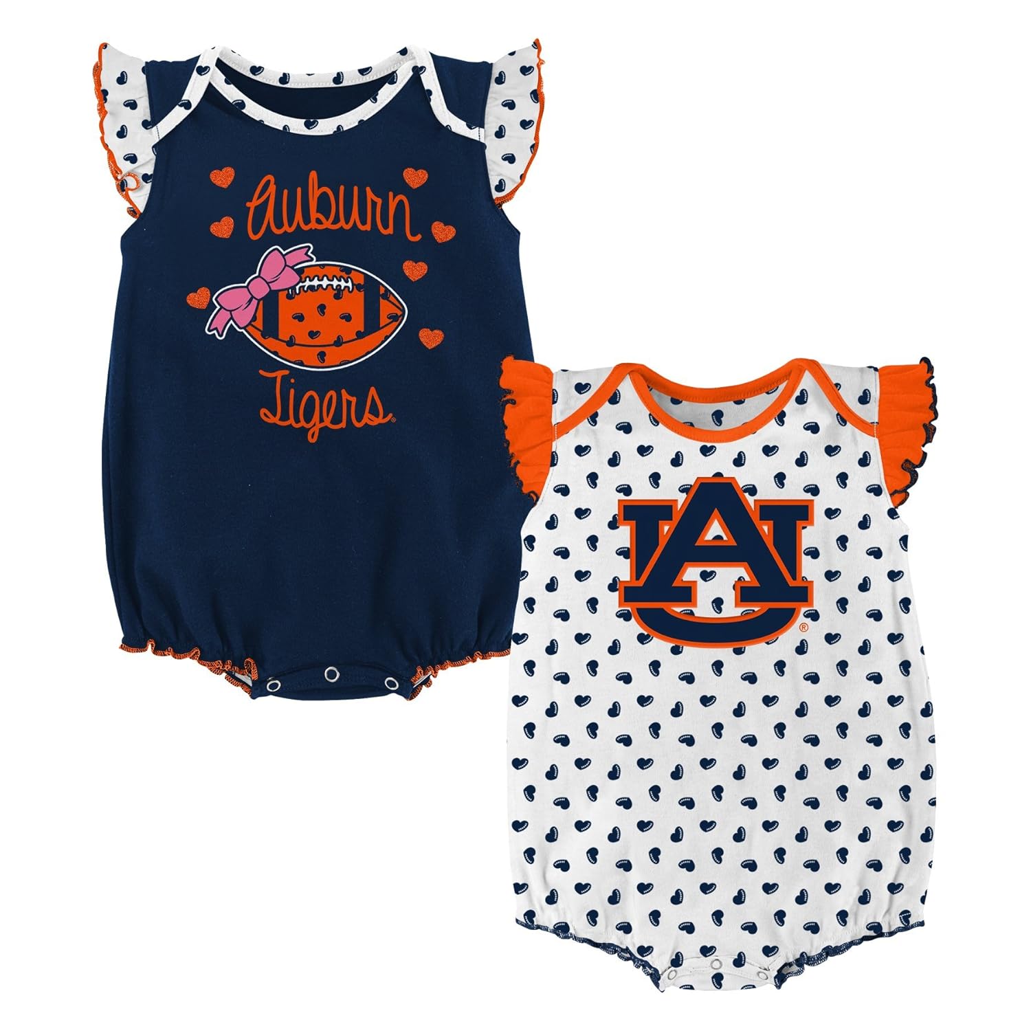 NCAA by Outerstuff NCAA boys Heart Fan 2 Piece Onesie Set