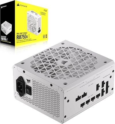 Corsair RM750x SHIFT ATX 3.1 PCIe 5.1 80 PLUS Gold Modular PSU White