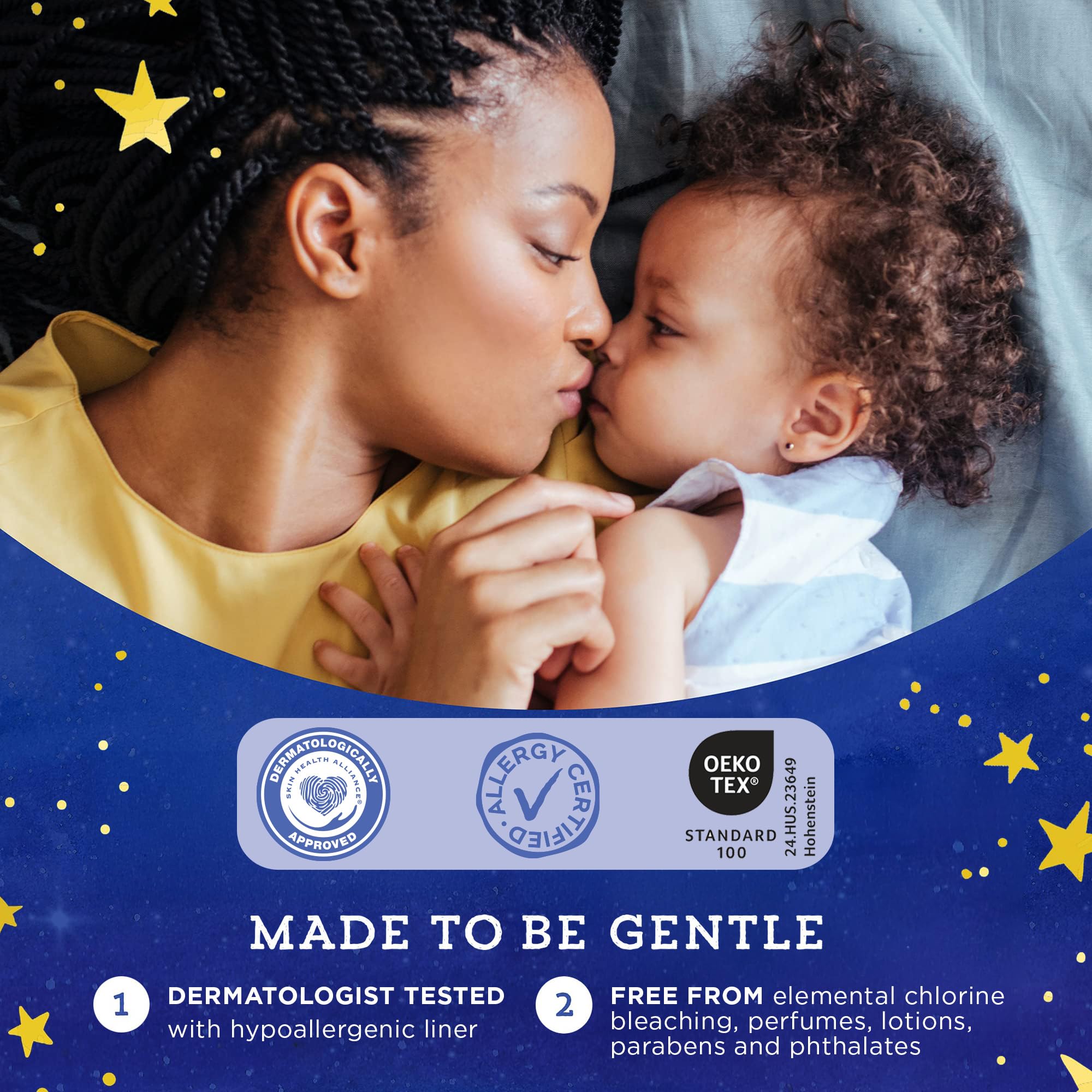 Amazon Brand - Mama Bear Overnight Diapers, Size 4, 74 Count