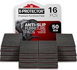 X-Protector Premium Non Slip Furniture Pads 16x50mm Floor Protectors view 1