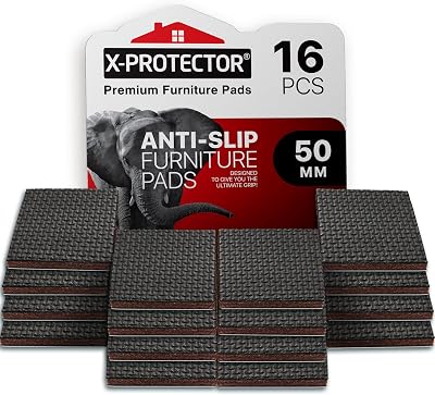 X-Protector Premium Non Slip Furniture Pads 16x50mm Floor Protectors